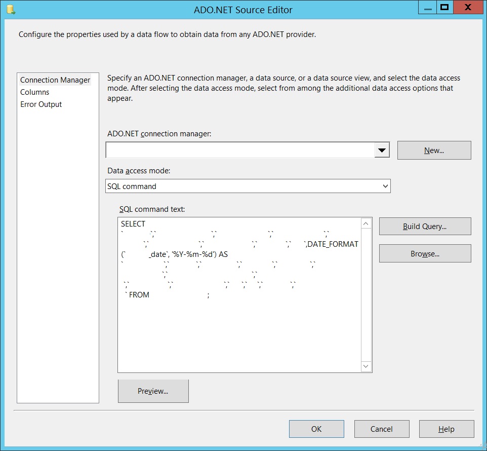 MySQL Source